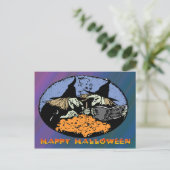 Hexen Cauldron Postkarte (Stehend Vorderseite)