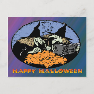 Hexen Cauldron Postkarte