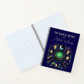 Hexen Cauldron Rezepte Personalisiert Notizblock (Innenseite)
