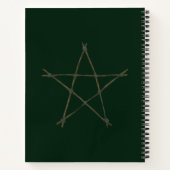 Hexen Cauldron Rezepte Personalisiert Notizblock (Rückseite)