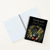 Hexen Cauldron Rezepte Personalisiert Notizblock (Innenseite)