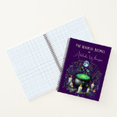 Hexen Cauldron Rezepte Personalisiert Notizblock (Innenseite)