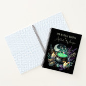 Hexen Cauldron Rezepte Personalisiert Notizblock (Innenseite)