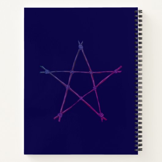 Hexen Cauldron Rezepte Personalisiert Notizblock (Rückseite)