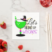 Hexen Cocktail-Träne Serviette (Beispiel)