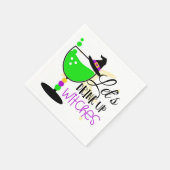 Hexen Cocktail-Träne Serviette (Ecke)