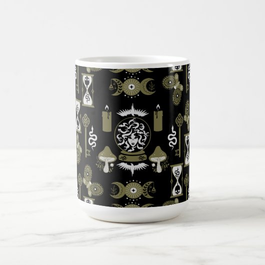 Hexen-Core-Ästhetik-Dekor Kaffeetasse (Mittel)