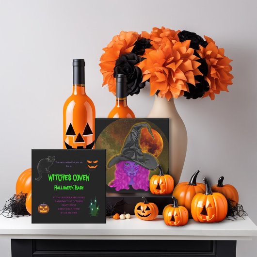 Hexen Coven Halloween Bash Party Einladung