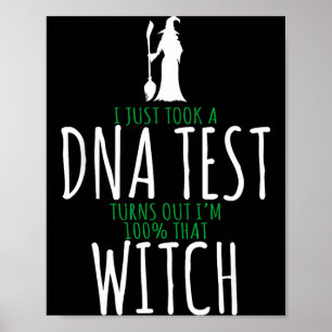 Hexen-Design - 100% diese Hexe - lustiges Hallowee Poster