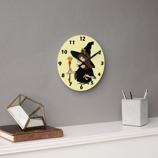 Hexen-Design Runde Wanduhr (Büro)