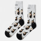 Hexen-Design Socken (Linkes Detail)