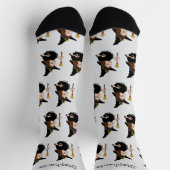 Hexen-Design Socken (Oben)
