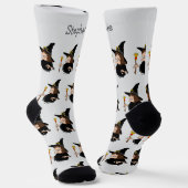 Hexen-Design Socken (Gewinkelt)