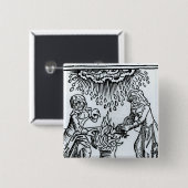 Hexen, die einen Bann, 1489 machen Button (Vorne & Hinten)