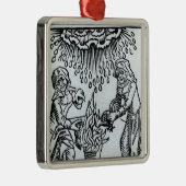 Hexen, die einen Bann, 1489 machen Ornament Aus Metall (Rechts)