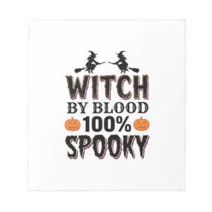 Hexen-DNA-Design Gruseliger Halloween-Humor_1 Notizblock