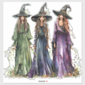 Hexen drei aufkleber (Blatt)