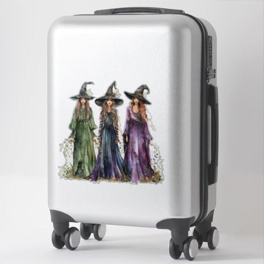 Hexen drei aufkleber (Koffer)