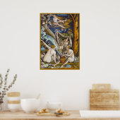Hexen drucken poster (Küche)