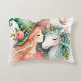 Hexen-Einhorn-Fantasy-Kunst Boho-Ästhetik-Dekor Dekokissen