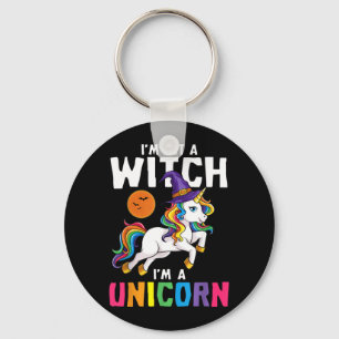 Hexen-Einhorn-Shirt Mädchen Halloween Schlüsselanhänger