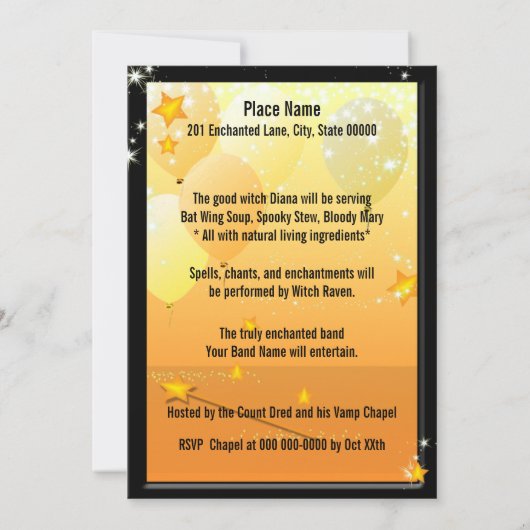 Hexen - Einladung 2 (Rückseite)