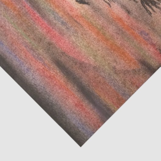 Hexen feiern einen Vollmond während Halloweens Seidenpapier (Ausschnitt)