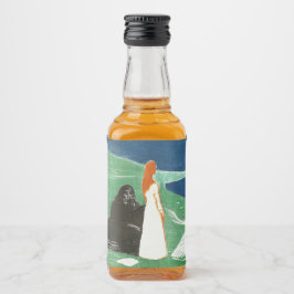 Hexen Flaschenetikett Alkoholflaschenetikett