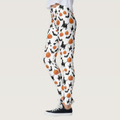 Hexen, Fledermäuse und Kürbiskins Halloween Leggings (Links)