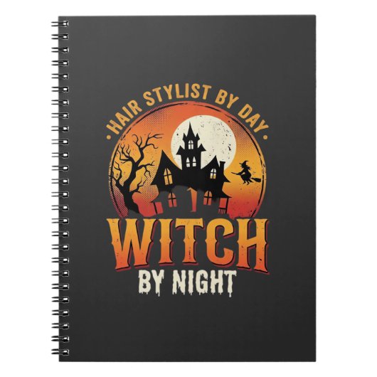 Hexen-Friseur Halloween Vintage Design_1 Notizblock (Vorderseite)