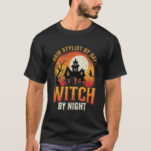 Hexen-Friseur Halloween Vintage Design_1 T-Shirt