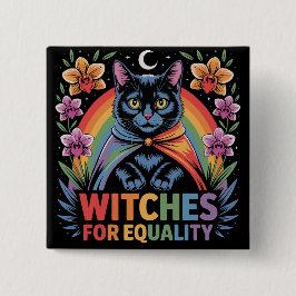 Hexen Für Gleichberechtigung Feministin Button