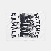 Hexen für Kamala Harris Wahl 2024 Halloween Fleecedecke (Vorderseite (Horizontal))