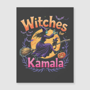Hexen Für Kamala Kinderlose Katzenlady Halloween Magnetkarte