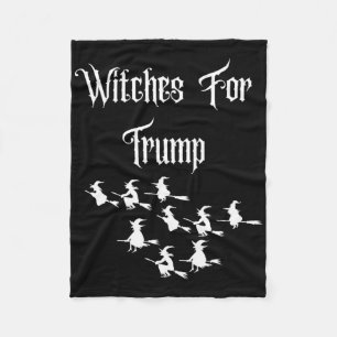 Hexen für Trump - Lustige Trump Halloween Wahl Fleecedecke