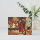 Hexen Fütternd Teufel und Kreaturen Postkarte (Stehend Vorderseite)