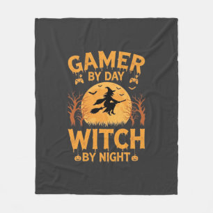 Hexen-Gamer Halloween-Gaming-Design Fleecedecke