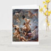 Hexen gehen zu ihrem Sabbat | Falero | Karte (Gelbe Blume)