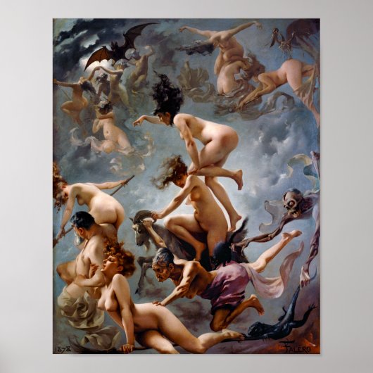Hexen gehen zu ihrem Sabbat | Falero | Poster (Vorne)