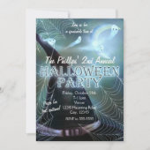 Hexen Ghosted Night Halloween-Party Einladungen (Vorderseite)