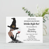 Hexen Girls Night Out Geburtstagsparty Einladung (Stehend Vorderseite)