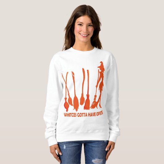 Hexen Gotta haben Optionen Halloween Sweatshirt (Vorne ganz)