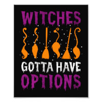 Hexen Gotta haben Optionen lustiges Halloween-Kost