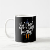 Hexen Gotta kleben zusammen Funny Gothic Hexe Kaffeetasse (Links)