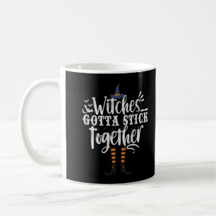 Hexen Gotta kleben zusammen Funny Gothic Hexe Kaffeetasse