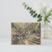 Hexen Gulch Wisconsin Vintage Postkarte (Stehend Vorderseite)