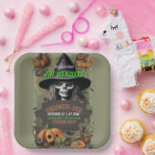 Hexen Halloween Bash Kostüm Party Pappteller (Party)