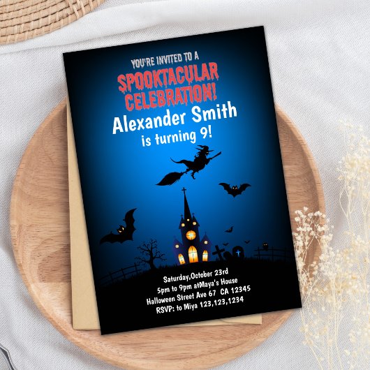 Hexen Halloween Cards Einladung