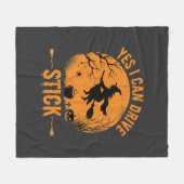 Hexen Halloween Drive Stick Grafik_1 Fleecedecke (Vorderseite (Horizontal))