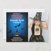 Hexen Halloween Einladungen mit Foto (Vorderseite)